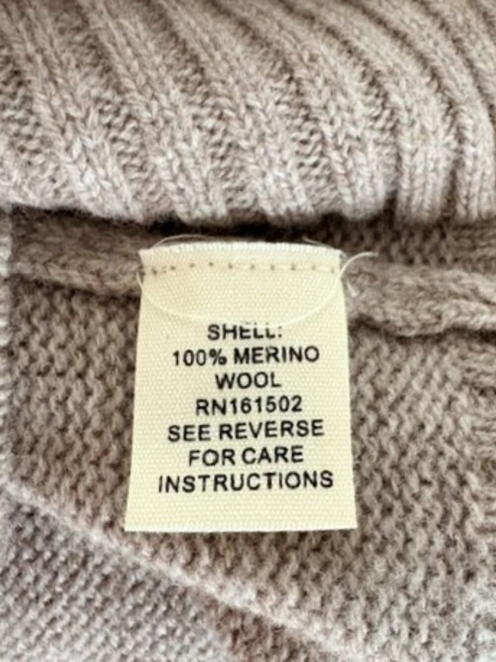 J Peterman Merino Brown Wool Midi Sweater Dress with Snowflake Design - Picture 4 of 5